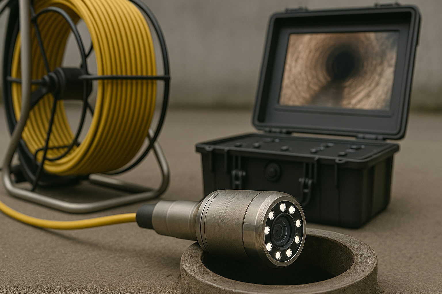 Videoispezione tubazioni con telecamera ad alta definizione